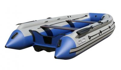 Лодка ПВХ Риф Тритон 340Fi НД c интегрированным фальшбортом  моторная